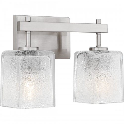 Quoizel Brenthouse 2-Light Brushed Nickel Bath Light