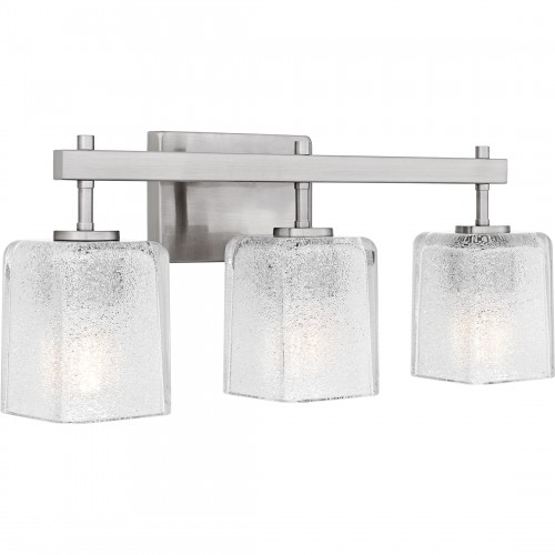 Quoizel Brenthouse 3-Light Brushed Nickel Bath Light
