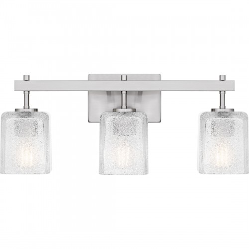 quoizel Brenthouse 3-Light Brushed Nickel Bath Light