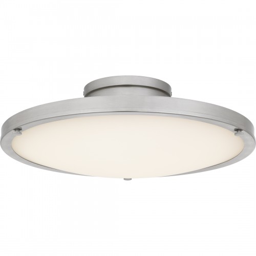 Quoizel Donne Integrated LED Brushed Nickel Semi-Flush Mount With CCT Switch