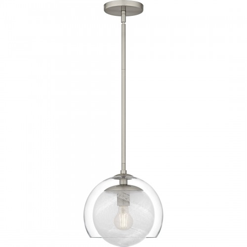 Quoizel Eslinger 1-Light Brushed Nickel Mini Pendant