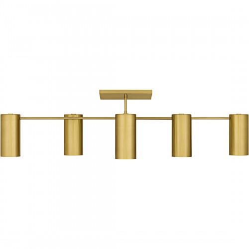 Quoizel Foreland 6-Light Brushed Gold Semi-Flush Mount