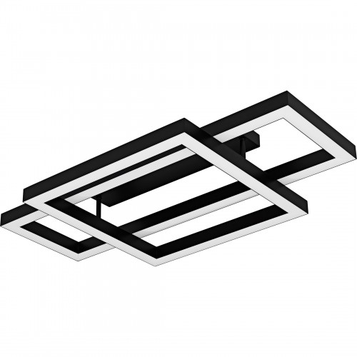 Quoizel Lawless Integrated LED Matte Black Semi-Flush Mount With CCT Switch