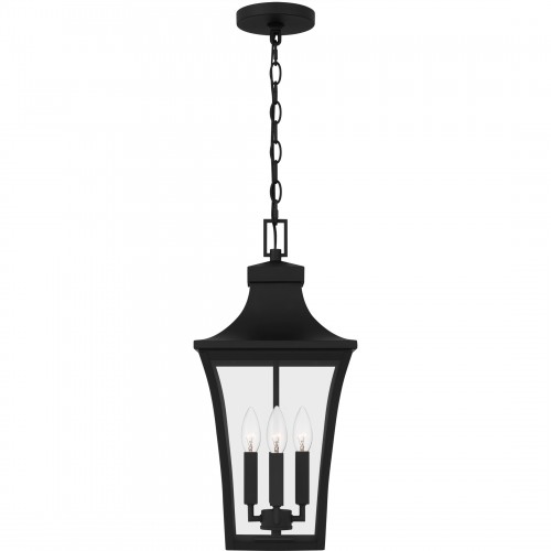 Quoizel Quentin 4-Light Earth Black Outdoor Hanging Lantern