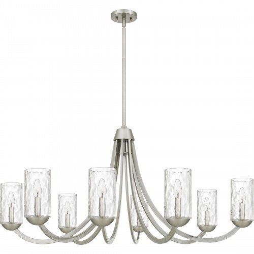 Quoizel Allard 8-Light Brushed Nickel Chandelier
