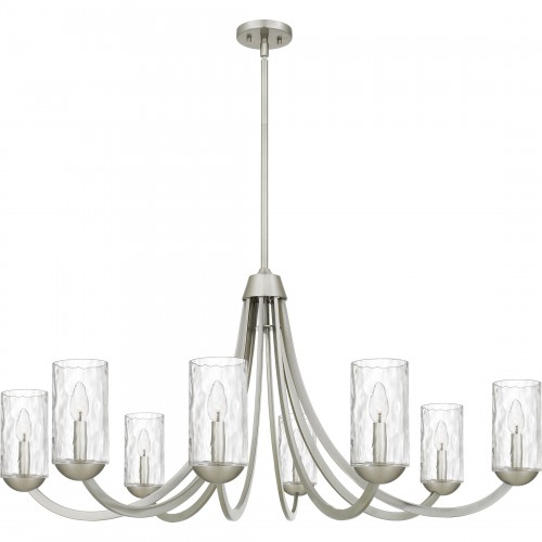 quoizel Allard 8-Light Brushed Nickel Chandelier