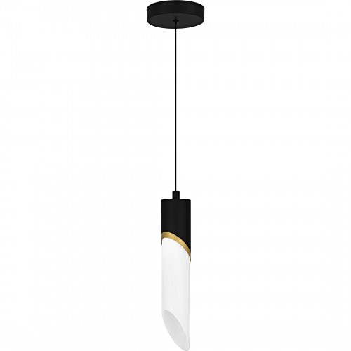 Quoizel Alys 1-Light Matte Black Mini Pendant