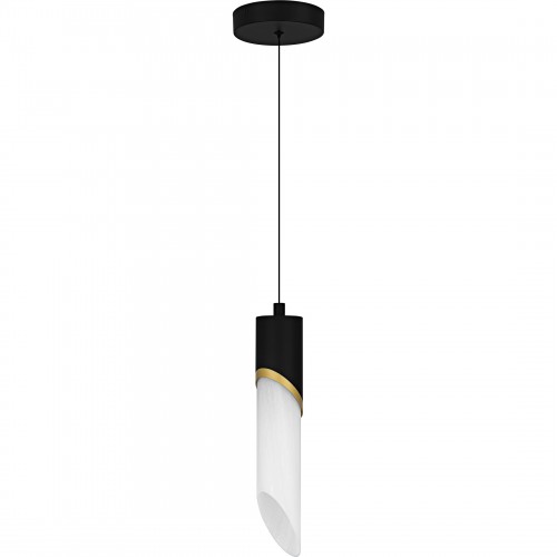 Quoizel Alys 1-Light Matte Black Mini Pendant
