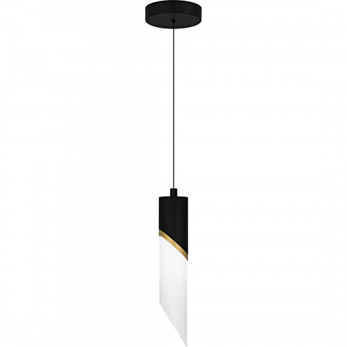Quoizel Alys 1-Light Matte Black Mini Pendant