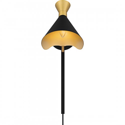 Quoizel Arden 1-Light Matte Black Wall Sconce