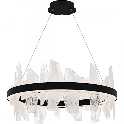Quoizel Aurelia Matte Black Chandelier