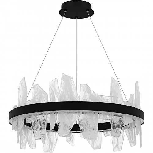 Quoizel Aurelia Matte Black Chandelier