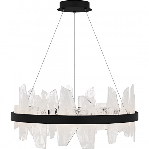 Quoizel Aurelia Matte Black Chandelier