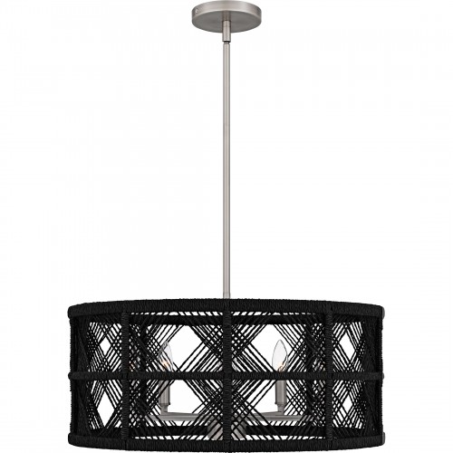 Quoizel Axford 5-Light Antique Nickel Pendant