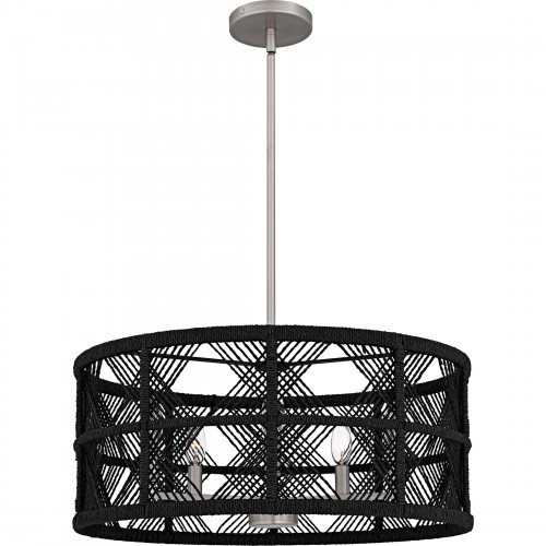 quoizel Axford 5-Light Antique Nickel Pendant