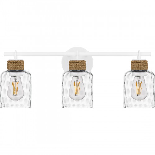 Quoizel Baltic 3-Light Matte White Bath Light