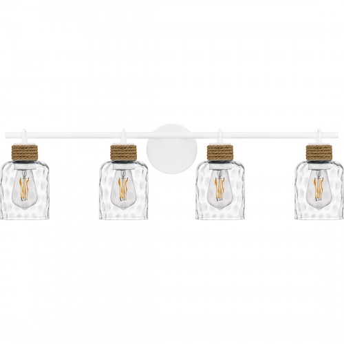 Quoizel Baltic 4-Light Matte White Bath Light