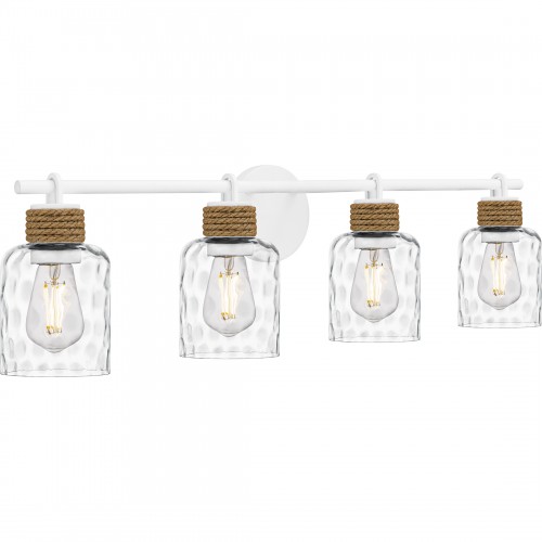 Quoizel Baltic 4-Light Matte White Bath Light