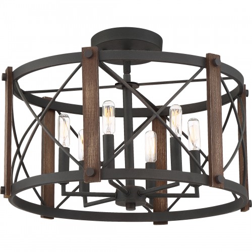 Quoizel Baron Semi-Flush Mount