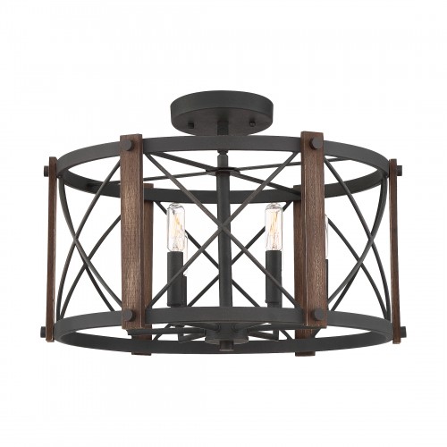 quoizel Baron Semi-Flush Mount