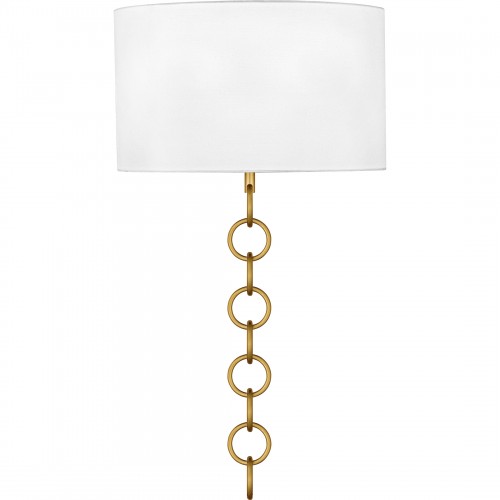 Quoizel Baynes 2-Light Brushed Gold Wall Sconce
