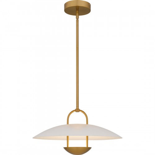 quoizel Bingham Brushed Gold Pendant
