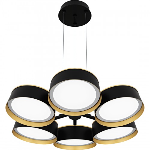 Quoizel Byrnes Matte Black Chandelier