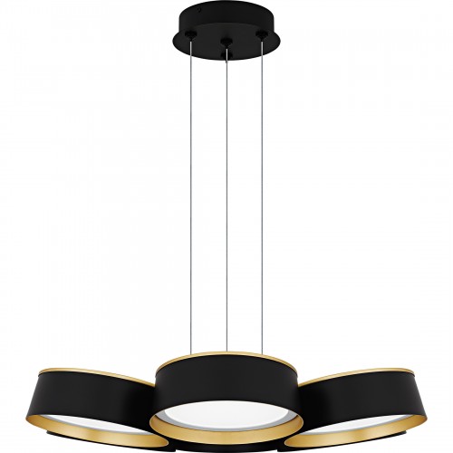 Quoizel Byrnes Matte Black Chandelier