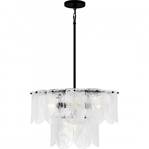 Quoizel Cassidy 5-Light Matte Black Pendant