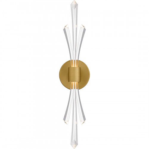 Quoizel Cecily Brushed Gold Wall Sconce