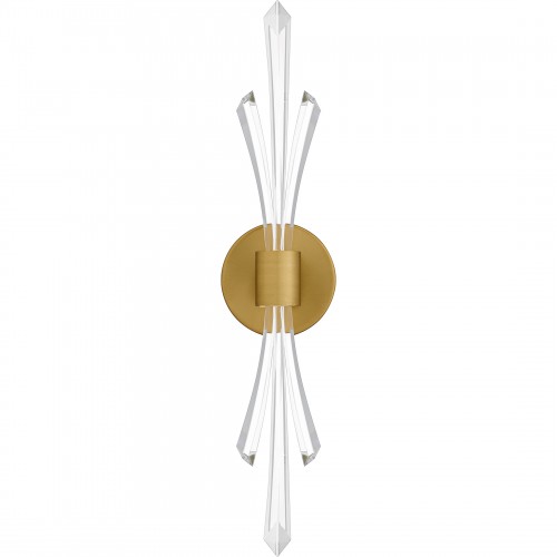 Quoizel Cecily Brushed Gold Wall Sconce