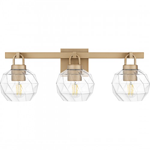 Quoizel Celina 3-Light Bronze Gold Bath Light