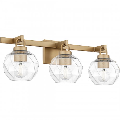 Quoizel Celina 3-Light Bronze Gold Bath Light