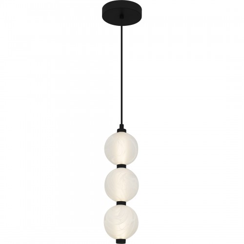 Quoizel Clarendon Matte Black Mini Pendant