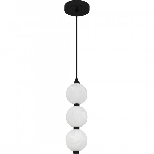 Quoizel Clarendon Matte Black Mini Pendant
