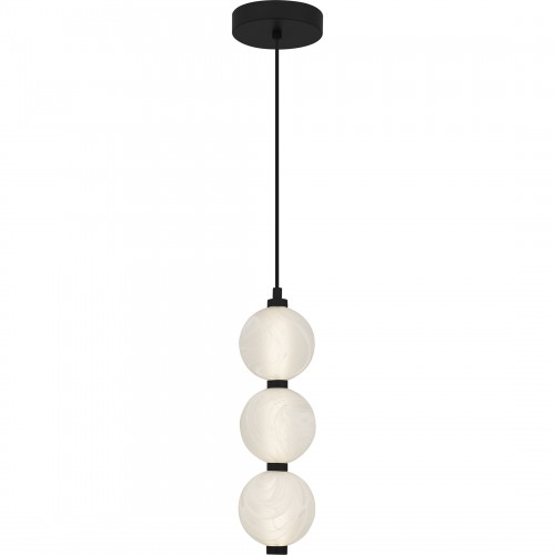 Quoizel Clarendon Matte Black Mini Pendant