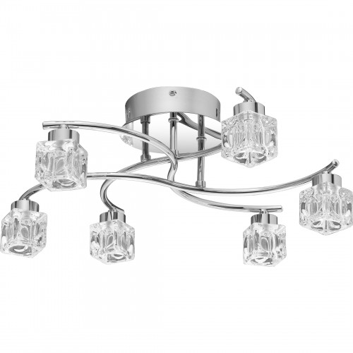 Quoizel Clear Hollow Semi-Flush Mount