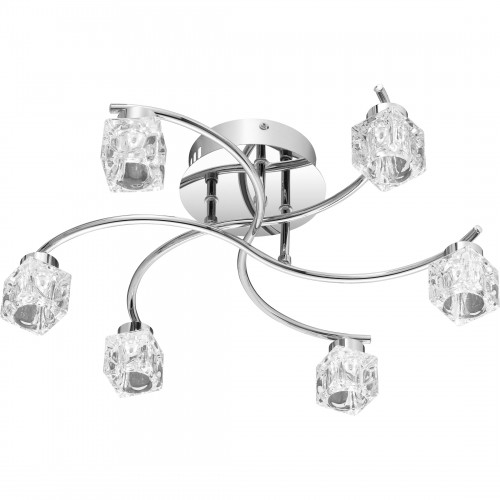 Quoizel Clear Hollow Semi-Flush Mount