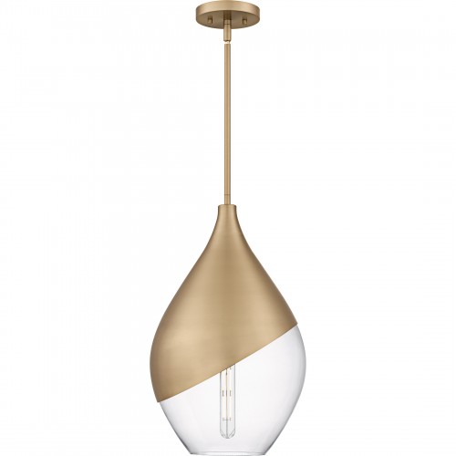 Quoizel Drover 1-Light Bronze Gold Pendant