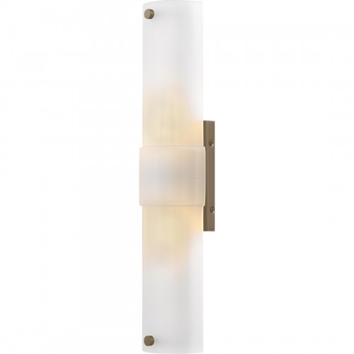 quoizel Finnegan 2-Light Bronze Gold Wall Sconce