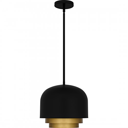 Quoizel Frankie 3-Light Matte Black Pendant
