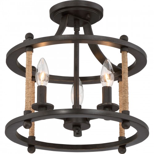 Quoizel Frontier Semi-Flush Mount