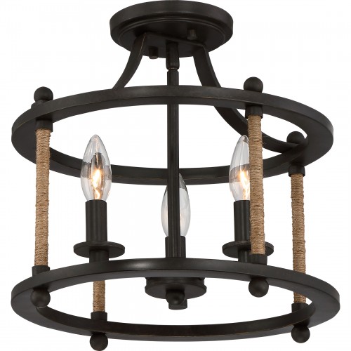 quoizel Frontier Semi-Flush Mount