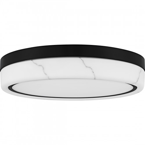Quoizel Gasper Matte Black Flush Mount
