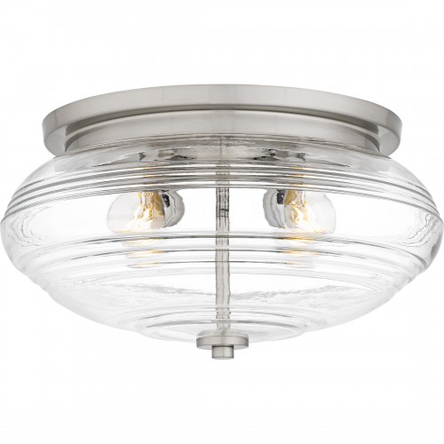 Quoizel Gatonby 4-Light Brushed Nickel Flush Mount