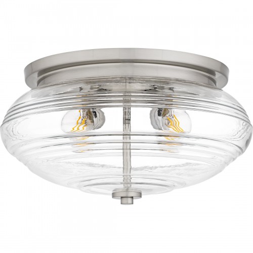 Quoizel Gatonby 4-Light Brushed Nickel Flush Mount