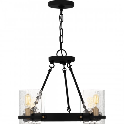 Quoizel Gloucester 4-Light Matte Black Chandelier