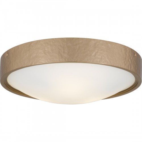quoizel Grendelle 3-Light Bronze Gold Flush Mount