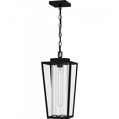 Quoizel Jett 1-Light Matte Black Mini Pendant