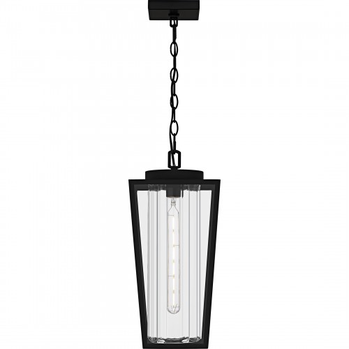 Quoizel Jett 1-Light Matte Black Mini Pendant